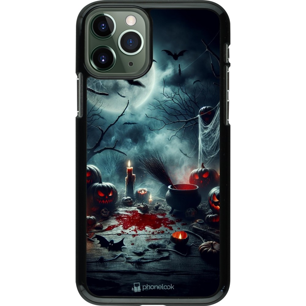 Coque iPhone 11 Pro - Halloween 2024 Dark Moon