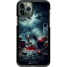 iPhone 11 Pro Case Hülle - Halloween 2024 Dunkler Mond