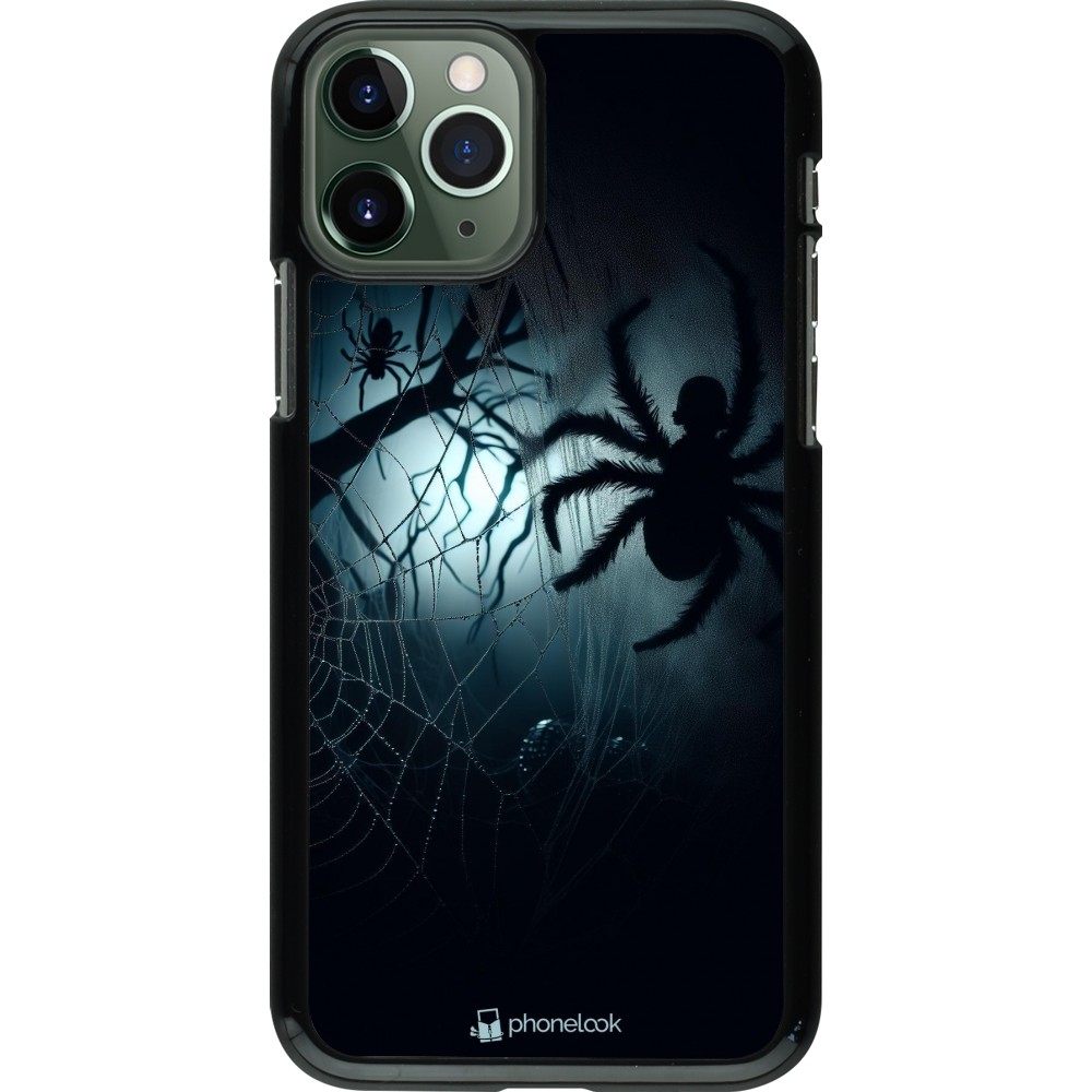 iPhone 11 Pro Case Hülle - Halloween 2024 Dunkle Spinne