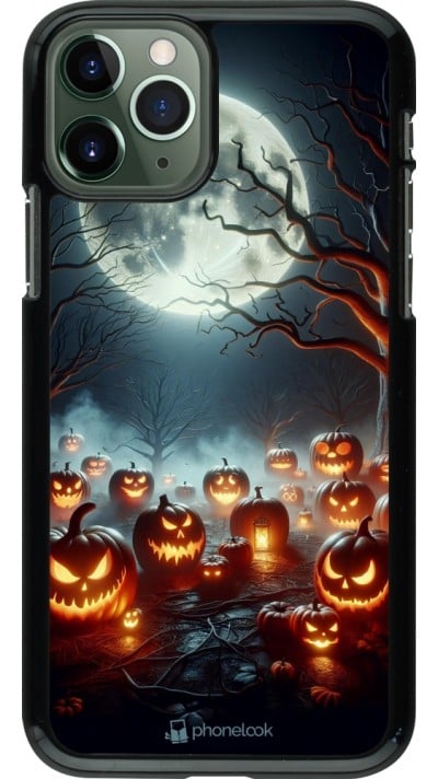 Coque iPhone 11 Pro - Halloween 2024 Many Pumpkins