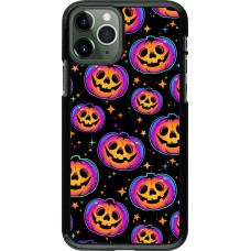 Coque iPhone 11 Pro - Halloween 2024 rainbow pumpkins