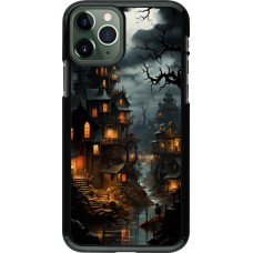 Coque iPhone 11 Pro - Halloween 2024 scary town