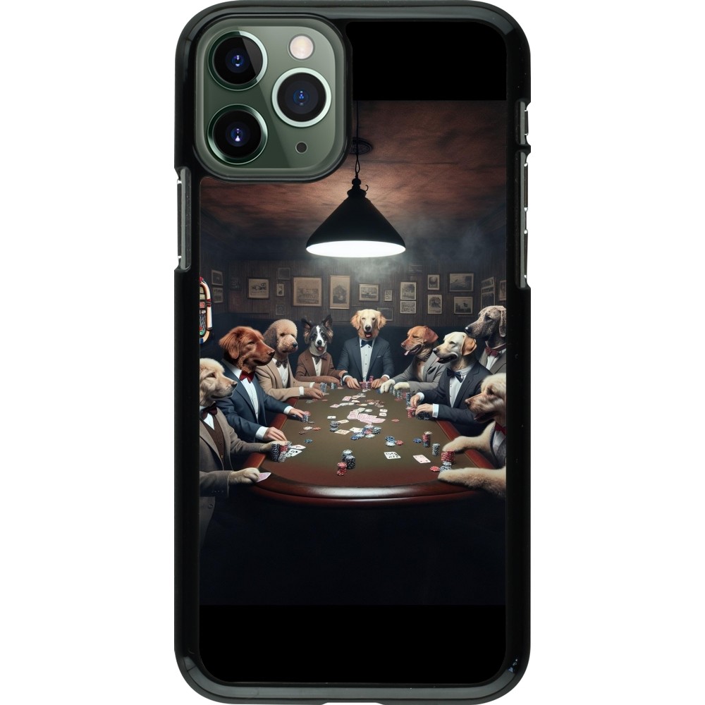 Coque iPhone 11 Pro - Les pokerdogs