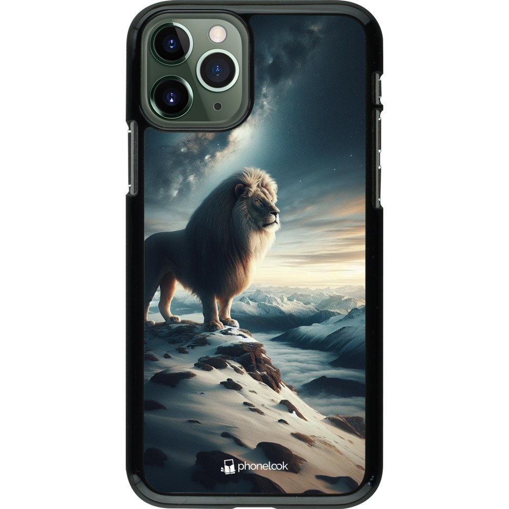 Coque iPhone 11 Pro - Le lion blanc