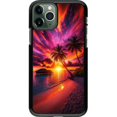 Coque iPhone 11 Pro - Maldives Dusk Bliss