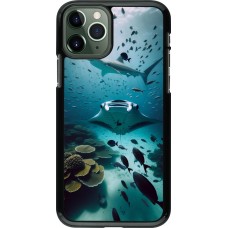 Coque iPhone 11 Pro - Manta Lagon Nettoyage