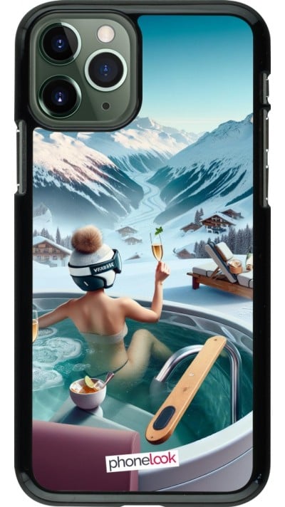 Coque iPhone 11 Pro - Montagne Glamour Jacuzzi