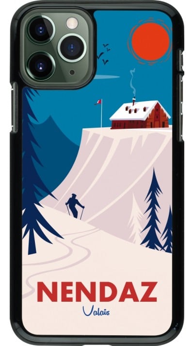 Coque iPhone 11 Pro - Nendaz Cabane Ski