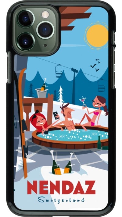 Coque iPhone 11 Pro - Nendaz Mountain Jacuzzi