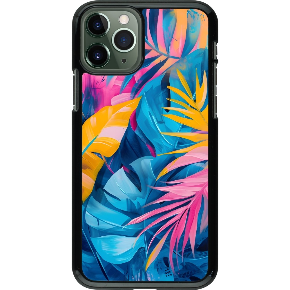 iPhone 11 Pro Case Hülle - Palms Blue