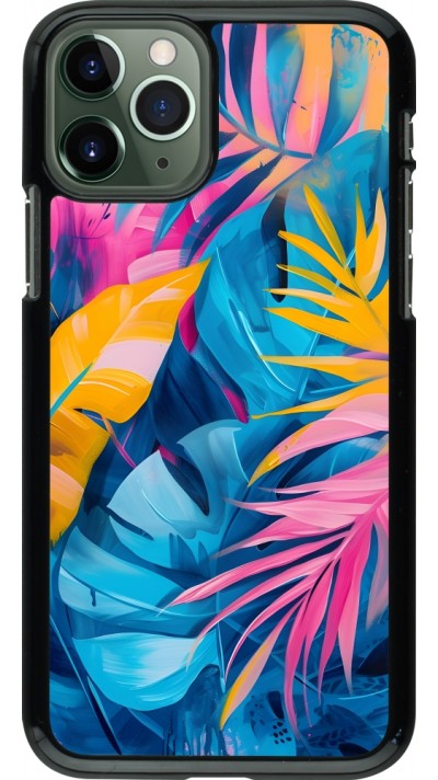 Coque iPhone 11 Pro - Palms Blue