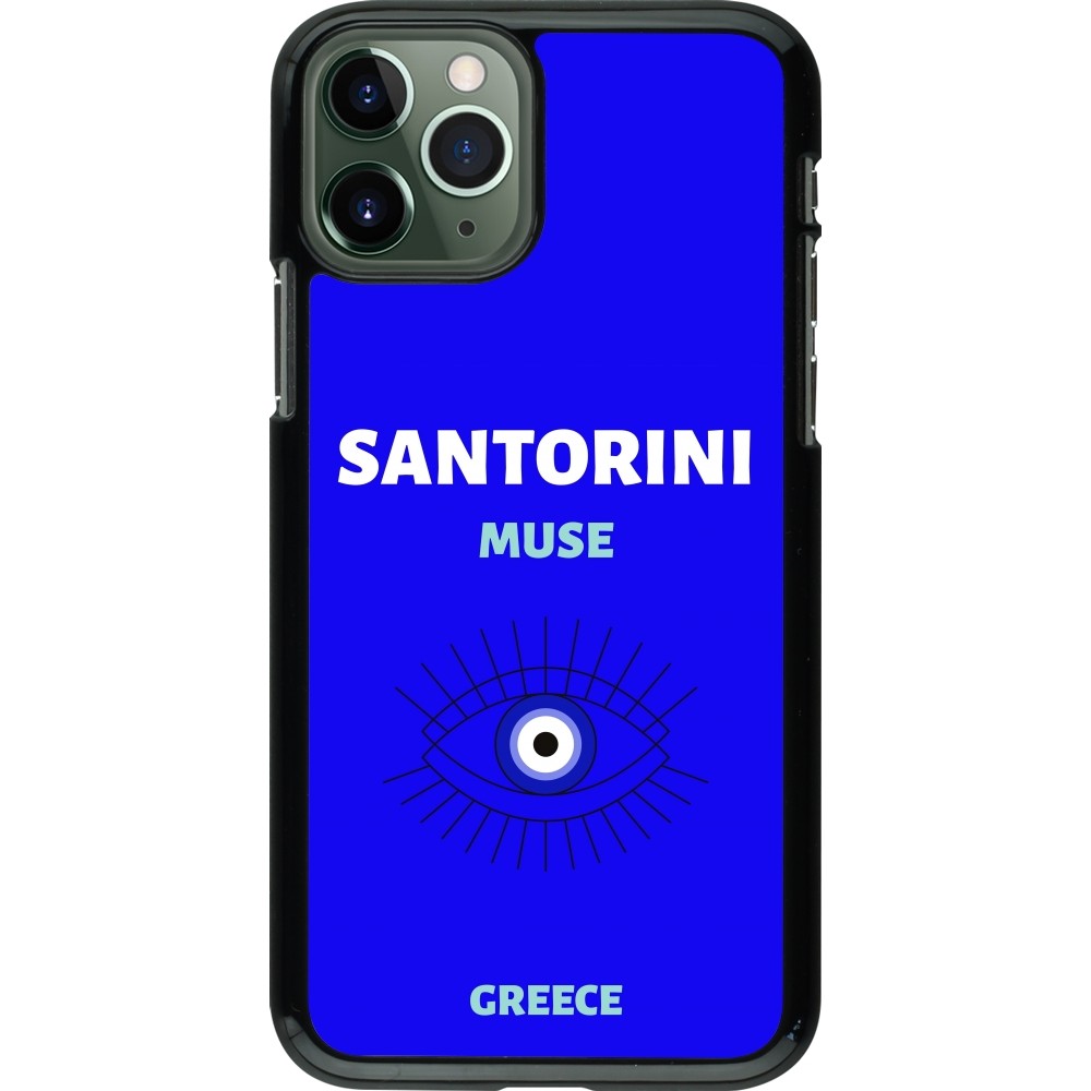 iPhone 11 Pro Case Hülle - Pop Summer Destination Santorini