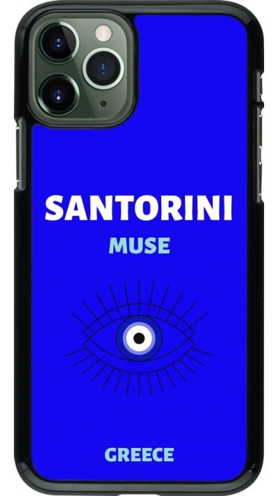 Coque iPhone 11 Pro - Pop Summer Destination Santorini