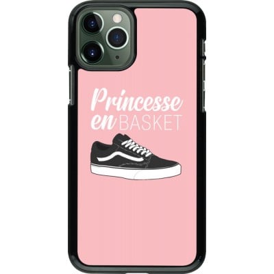 Coque iPhone 11 Pro - princesse en basket