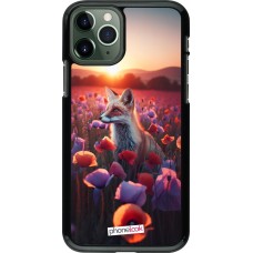 Coque iPhone 11 Pro - Renard pourpre au crépuscule