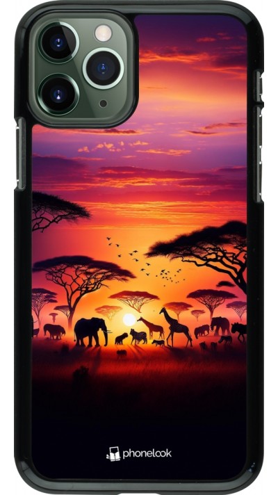 Coque iPhone 11 Pro - Safari sunset wildlife