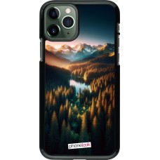 Coque iPhone 11 Pro - Sunset Forest Lake