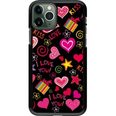 Coque iPhone 11 Pro - Valentine 2023 love symbols