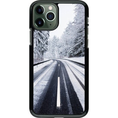 Coque iPhone 11 Pro - Winter 22 Snowy Road