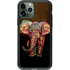 Coque iPhone 11 Pro - Silicone rigide noir Elephant 02