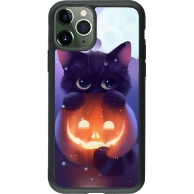 Coque iPhone 11 Pro - Silicone rigide noir Halloween 17 15