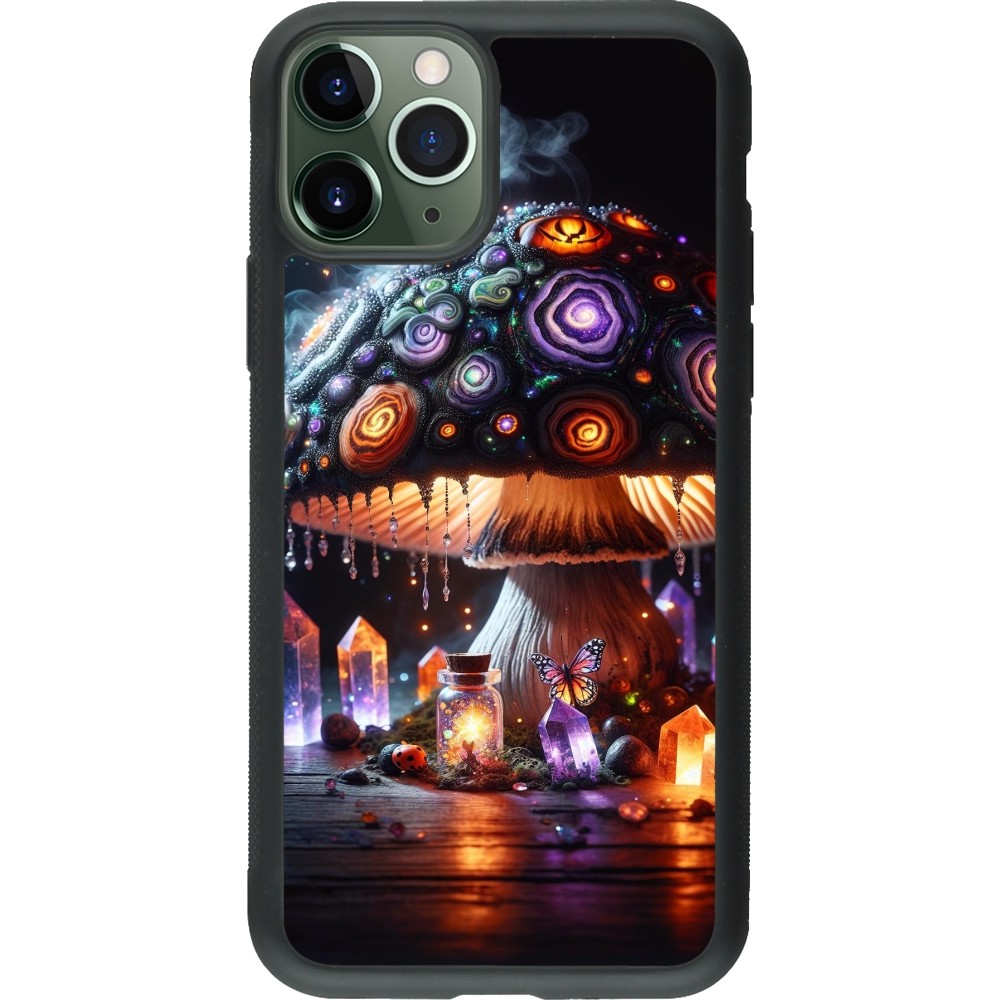 Coque iPhone 11 Pro - Silicone rigide noir Halloween Potion Magic