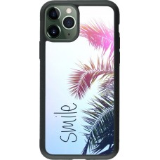 Coque iPhone 11 Pro - Silicone rigide noir Smile 05