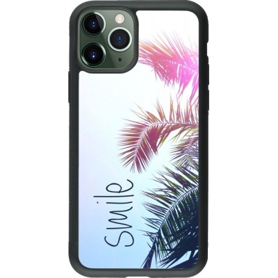 Coque iPhone 11 Pro - Silicone rigide noir Smile 05