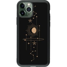 Coque iPhone 11 Pro - Silicone rigide noir Spring 23 astro