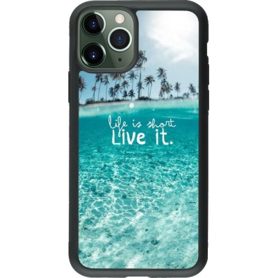 Coque iPhone 11 Pro - Silicone rigide noir Summer 18 24