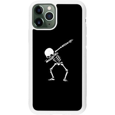 Coque iPhone 11 Pro - Silicone rigide blanc Halloween 19 09