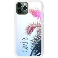 Coque iPhone 11 Pro - Silicone rigide blanc Smile 05