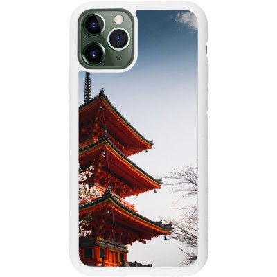 Coque iPhone 11 Pro - Silicone rigide blanc Spring 23 Japan