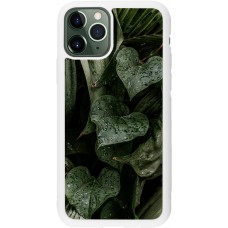 Coque iPhone 11 Pro - Silicone rigide blanc Spring 23 fresh plants