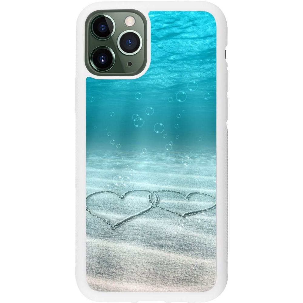 Coque iPhone 11 Pro - Silicone rigide blanc Summer 18 19