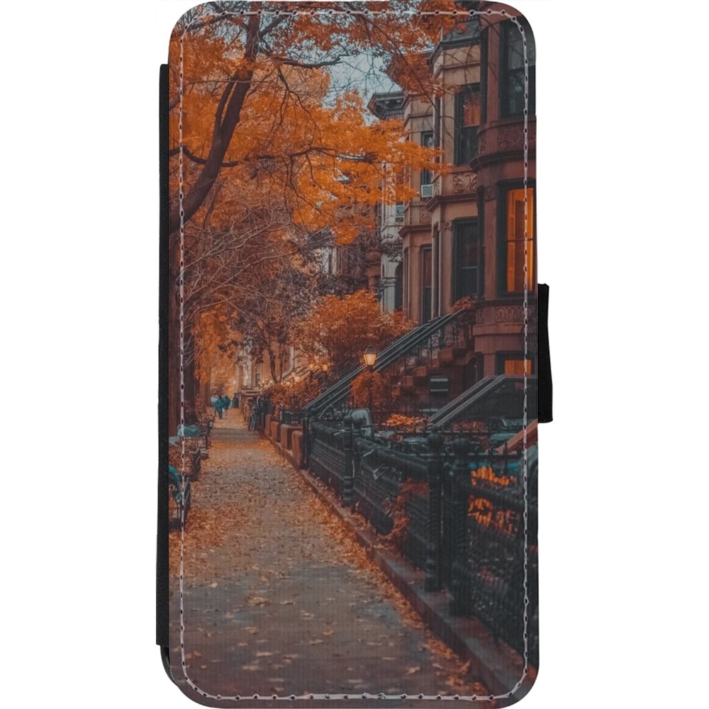 Coque iPhone 11 Pro - Wallet noir Autumn 2024 city