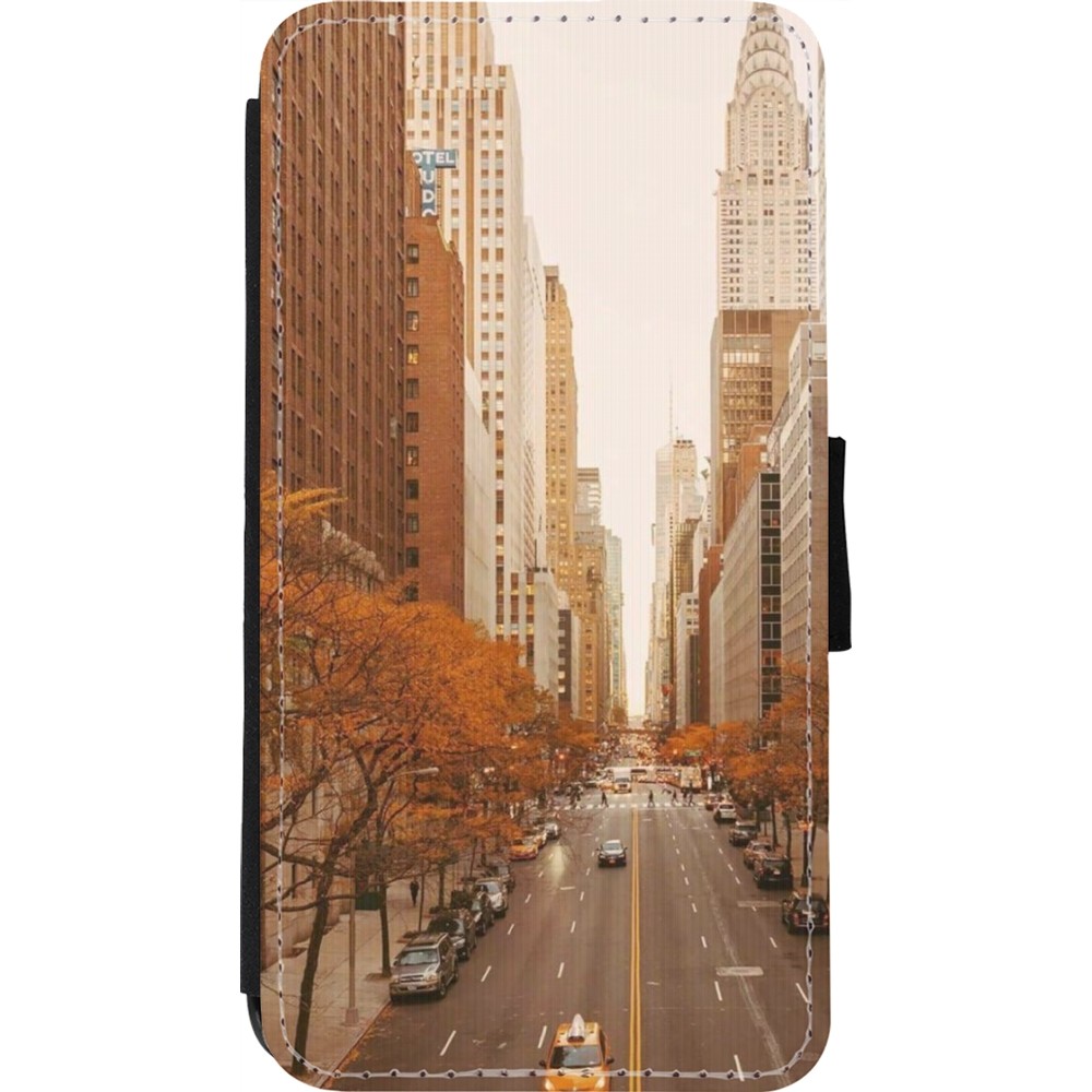 Coque iPhone 11 Pro - Wallet noir Autumn 2024 New York city