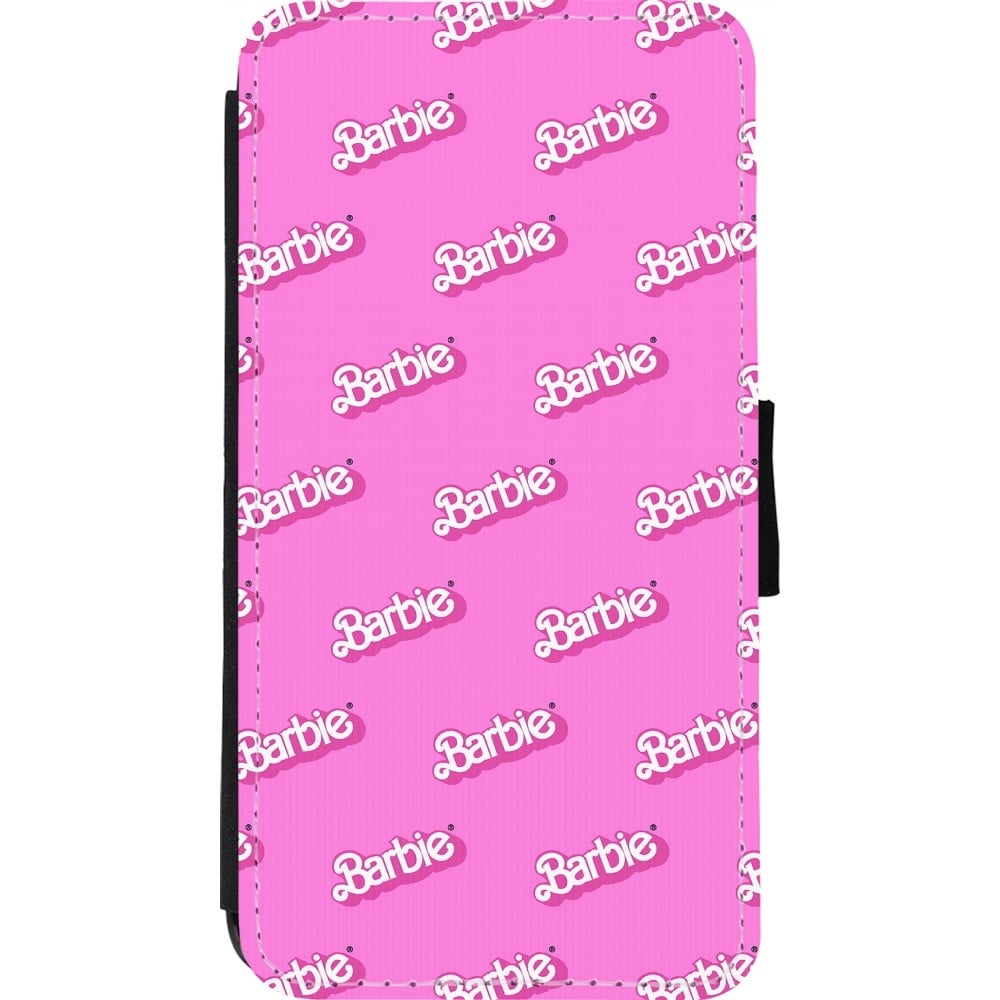 Coque iPhone 11 Pro - Wallet noir Barbie Pattern