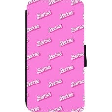 Coque iPhone 11 Pro - Wallet noir Barbie Pattern