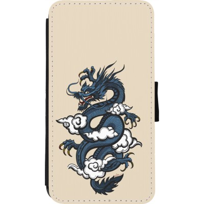 Coque iPhone 11 Pro - Wallet noir Blue Dragon Tattoo