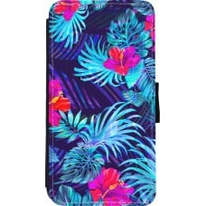 Coque iPhone 11 Pro - Wallet noir Blue Forest