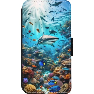 Coque iPhone 11 Pro - Wallet noir Bora Bora Mer et Merveilles