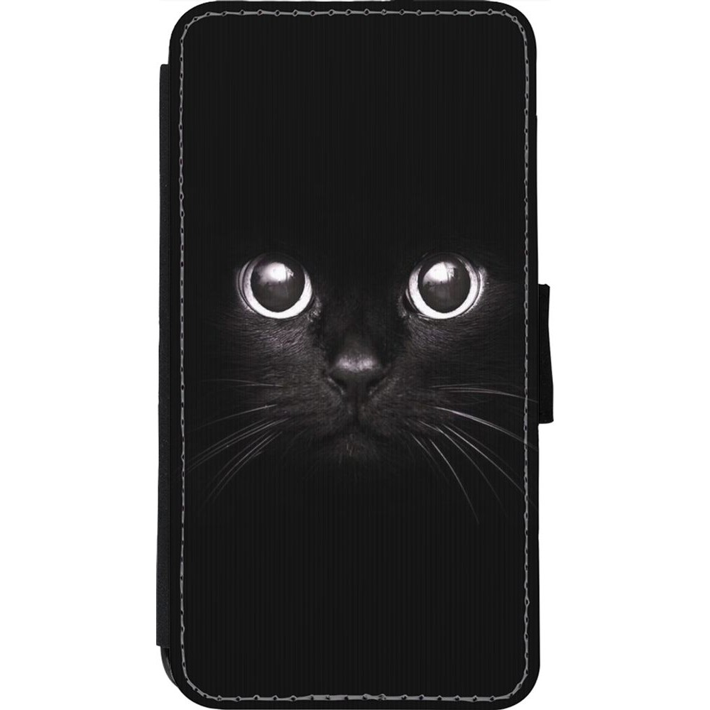 Coque iPhone 11 Pro - Wallet noir Cat eyes