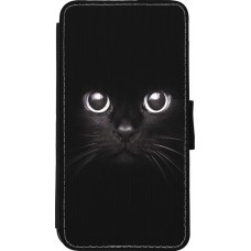 Coque iPhone 11 Pro - Wallet noir Cat eyes