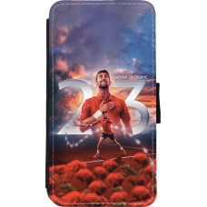 Coque iPhone 11 Pro - Wallet noir Djokovic 23 Grand Slam