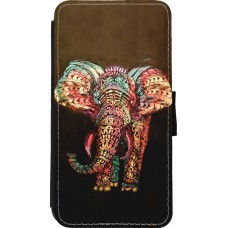 Coque iPhone 11 Pro - Wallet noir Elephant 02