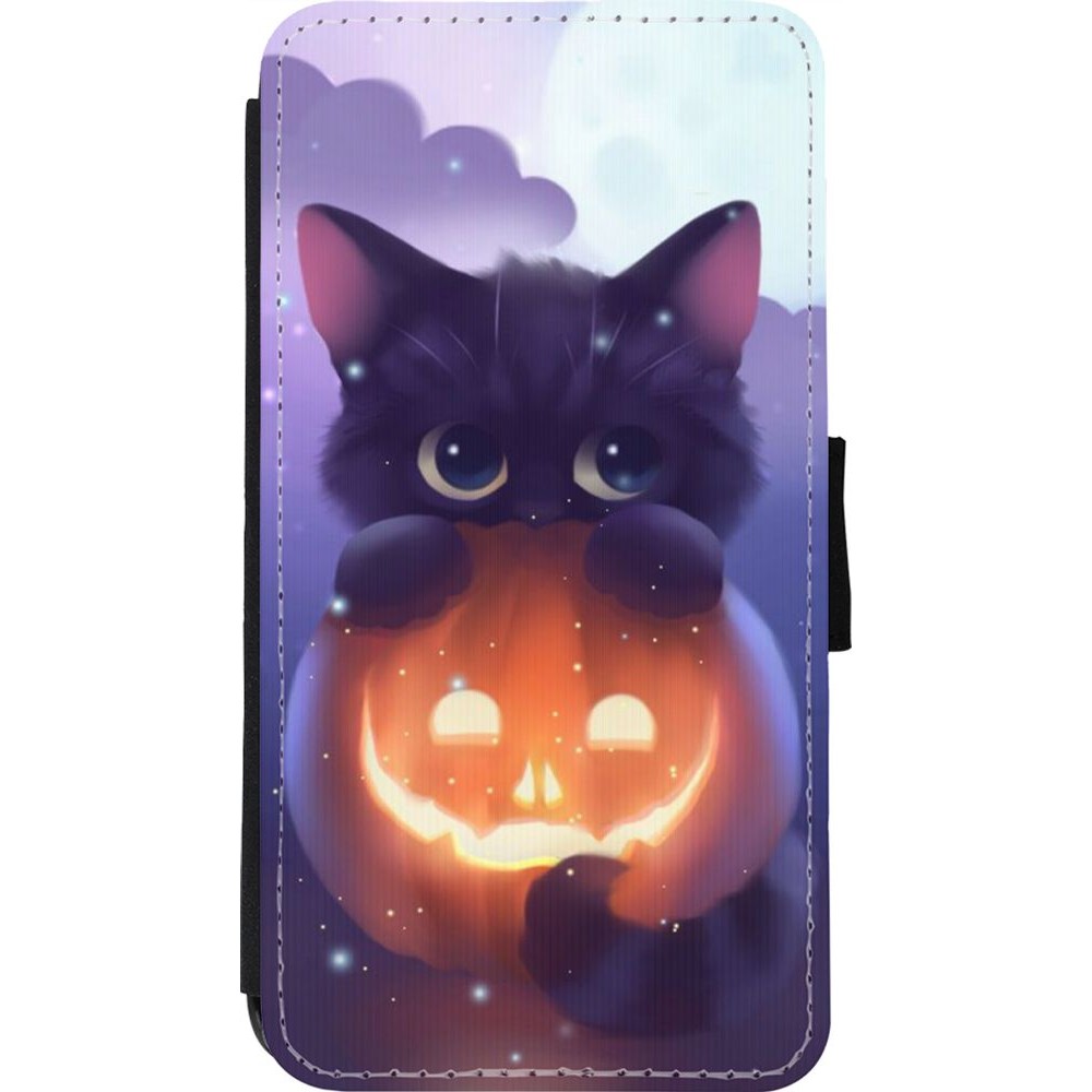 Coque iPhone 11 Pro - Wallet noir Halloween 17 15