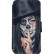 Coque iPhone 11 Pro - Wallet noir Halloween 18 19