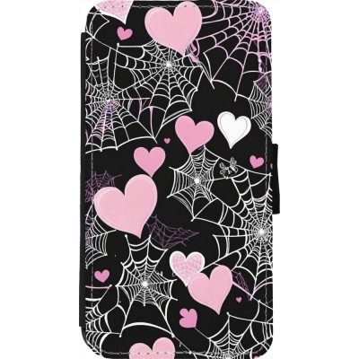 Coque iPhone 11 Pro - Wallet noir Halloween 2024 girly