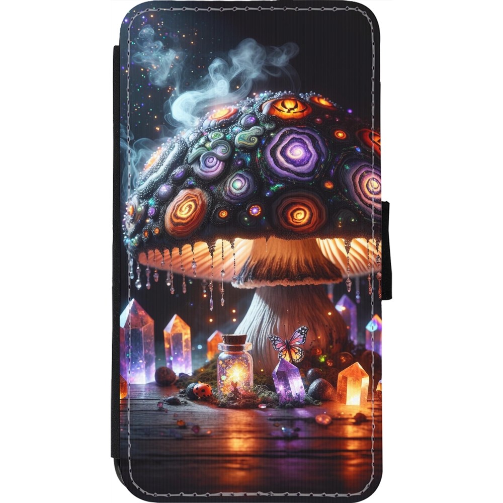 Coque iPhone 11 Pro - Wallet noir Halloween Potion Magic